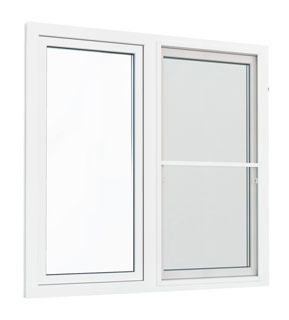 Окно ПВХ 1450 x 1415 двухкамерное - EXPROF Practica
 Озёры