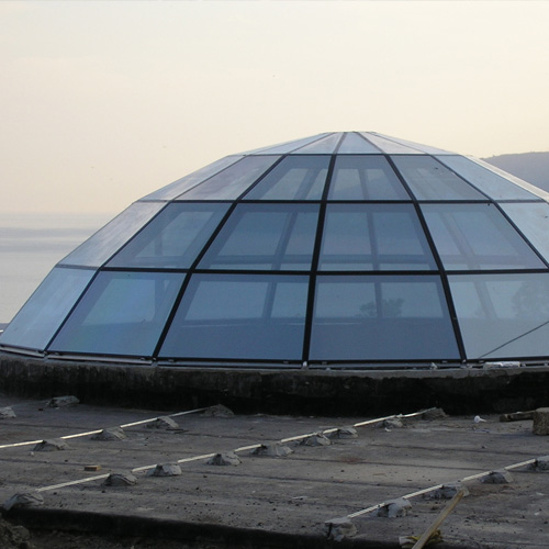 Ремонт стеклянного купола Озёры