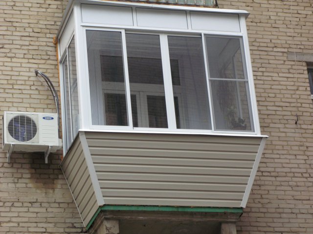 Остекление балконов в хрущевке с выносом по цене от производителя Озёры